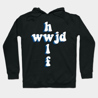 wwjd x hwlf (blueberry edition) Hoodie